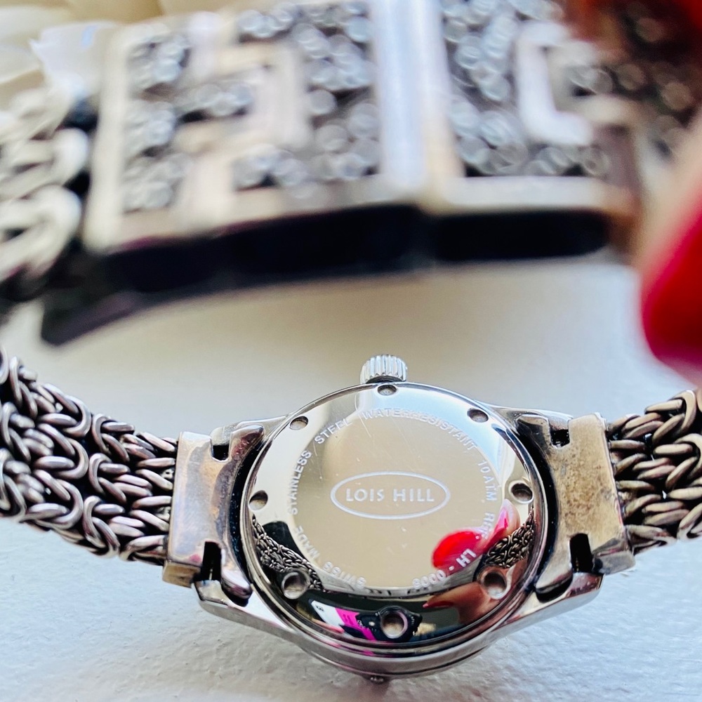 Lois Hill silver and steel bracelet watch - Picture 8 of 11